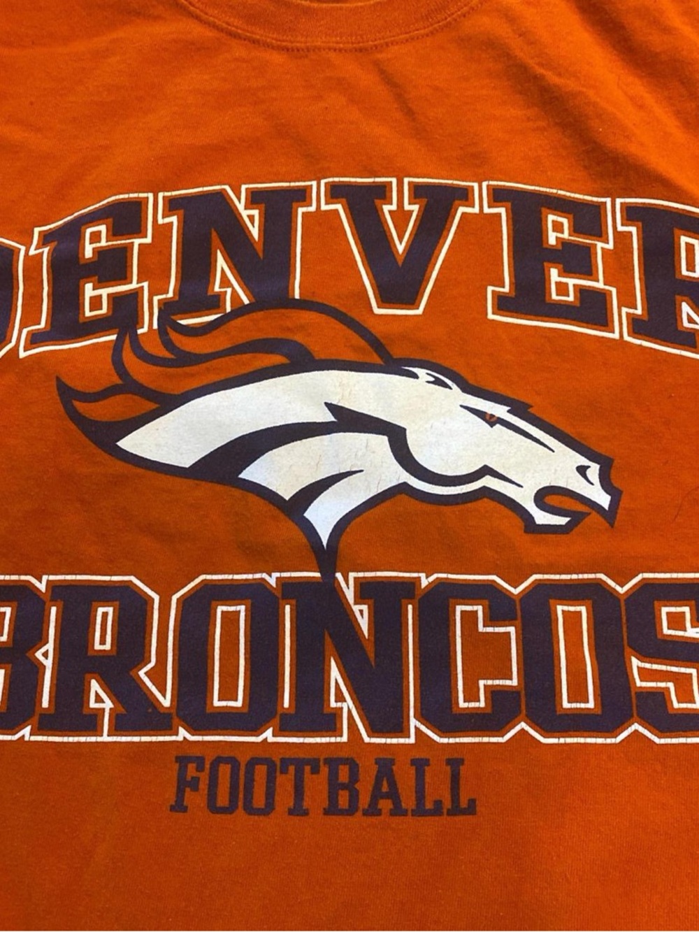 NFL Team Apparel Denver Broncos Tee, 2XL